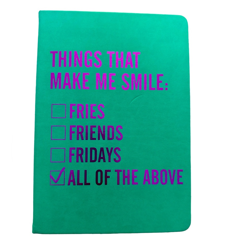🛍️3/$15. 200 page notebook lined pages, with bookmark